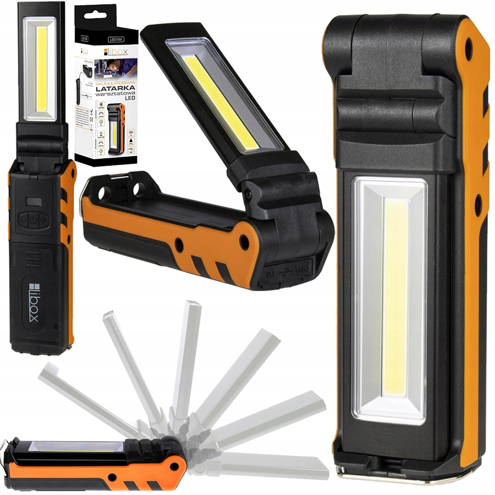 

Latarka Akumulatorowa Led PowerBank Magnes Usb