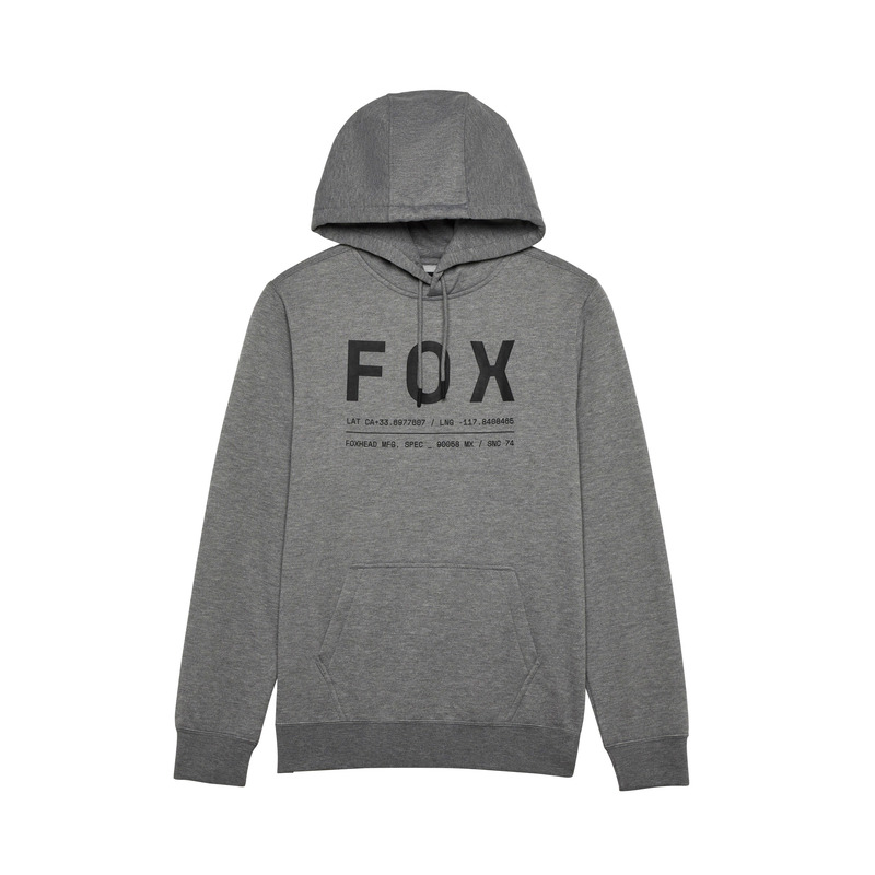 Mikina S Kapucňou Fox Nonstop Fleece Po Heather Graphite M