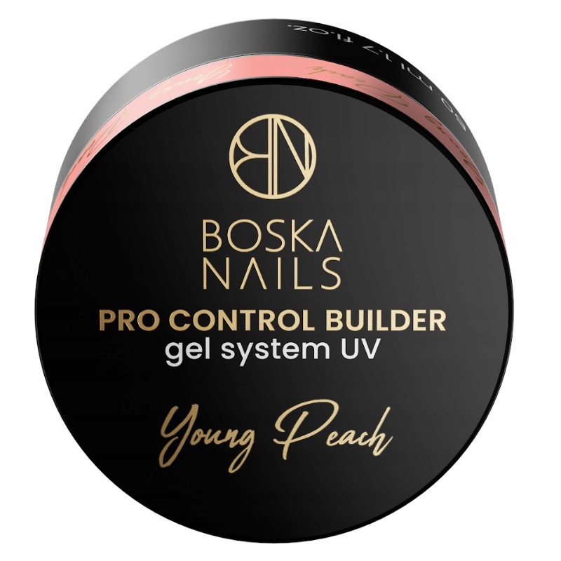 Boska Nails żel budujący Young Peach Pro Control Builder 30ml Rodzaj podkładowy, budujący