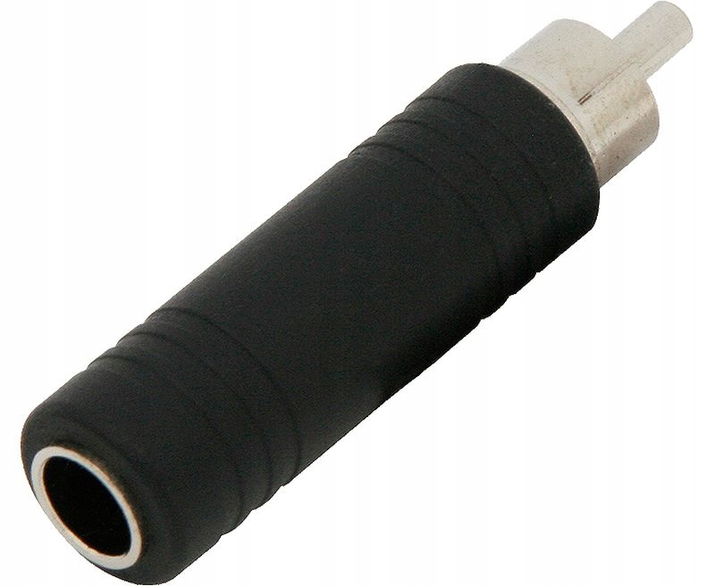 Adapter Przejście wtyk Rca gniazdo Jack 6.3