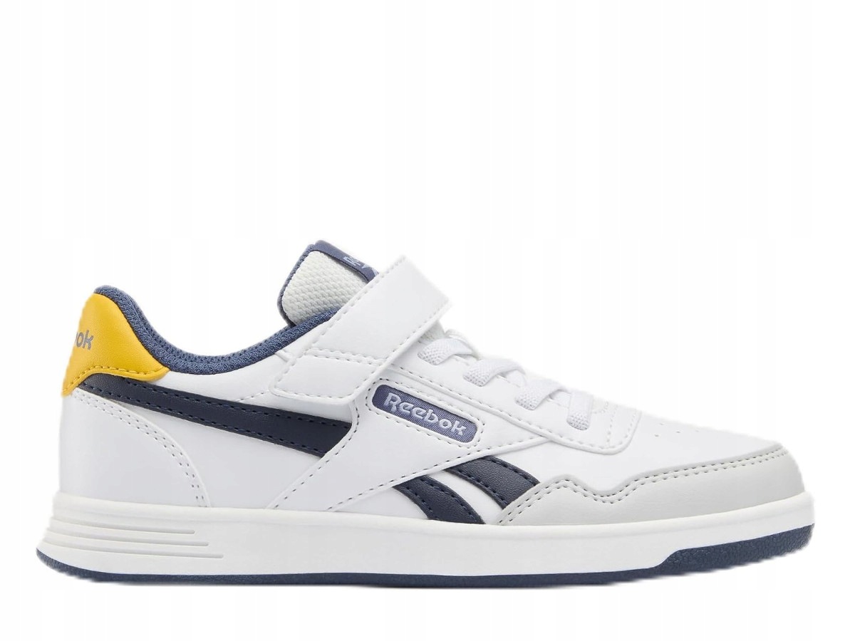 Buty dziecięce Reebok Court Advance Elastic Lace białe sportowe na rzep 28