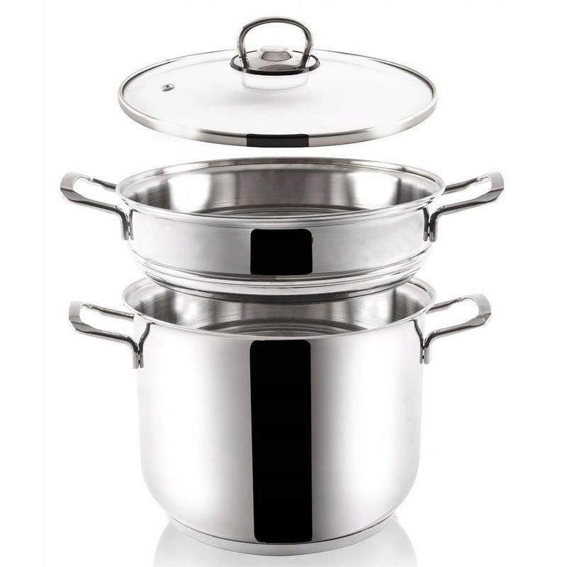 Hrniec na varenie v pare 5 l, oceľ 22 cm