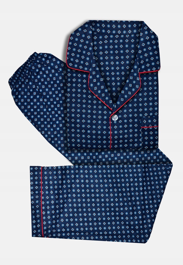 PIŻAMA MĘSKA FLANELOWA FORMAX ROZPINANA L