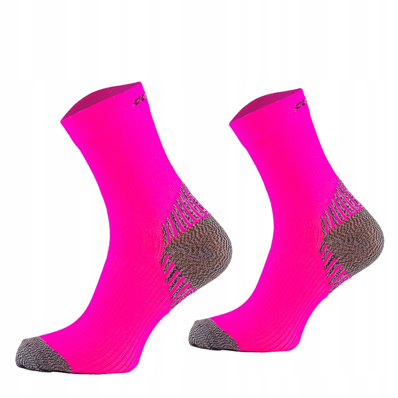 Skarpety Compress Running Socks Short Comodo RUN6 Pink NEON-06 roz 35-38