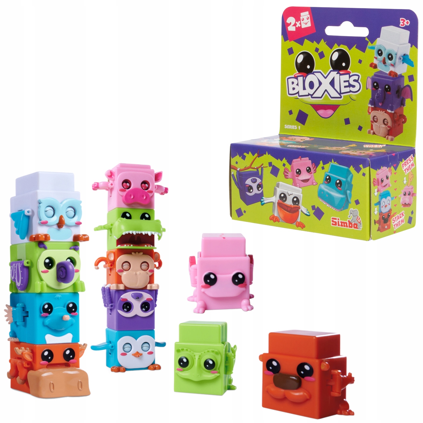 SIMBA Bloxies 2-pak figurek z ruchomymi elementami