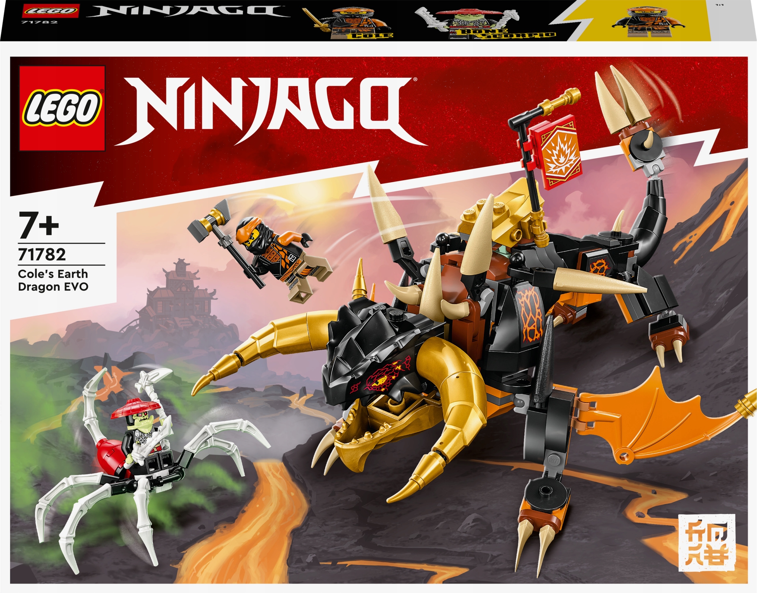 Lego Ninjago Smok Ziemi Cole'a Evo 71782