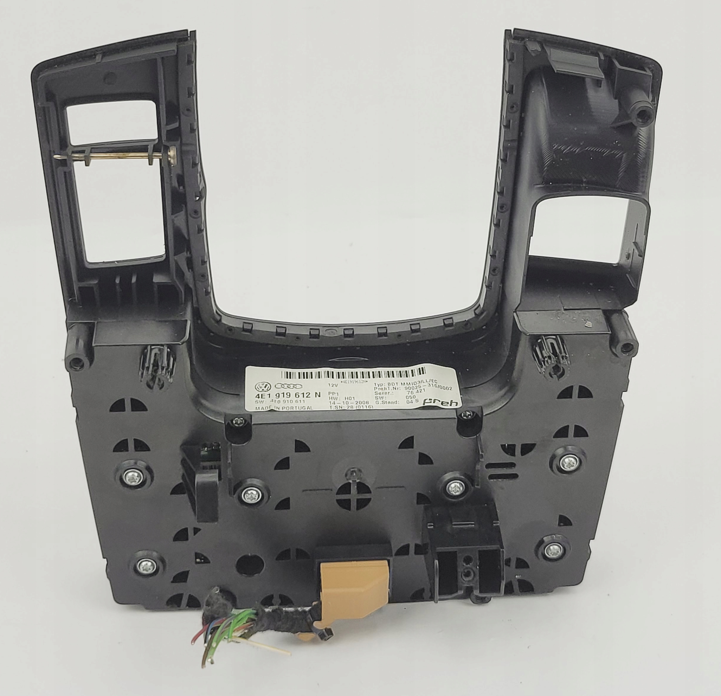 AUDI A8 D3 LIFT control panel MMI 3G HIGH 4E1919612N EUROPA
