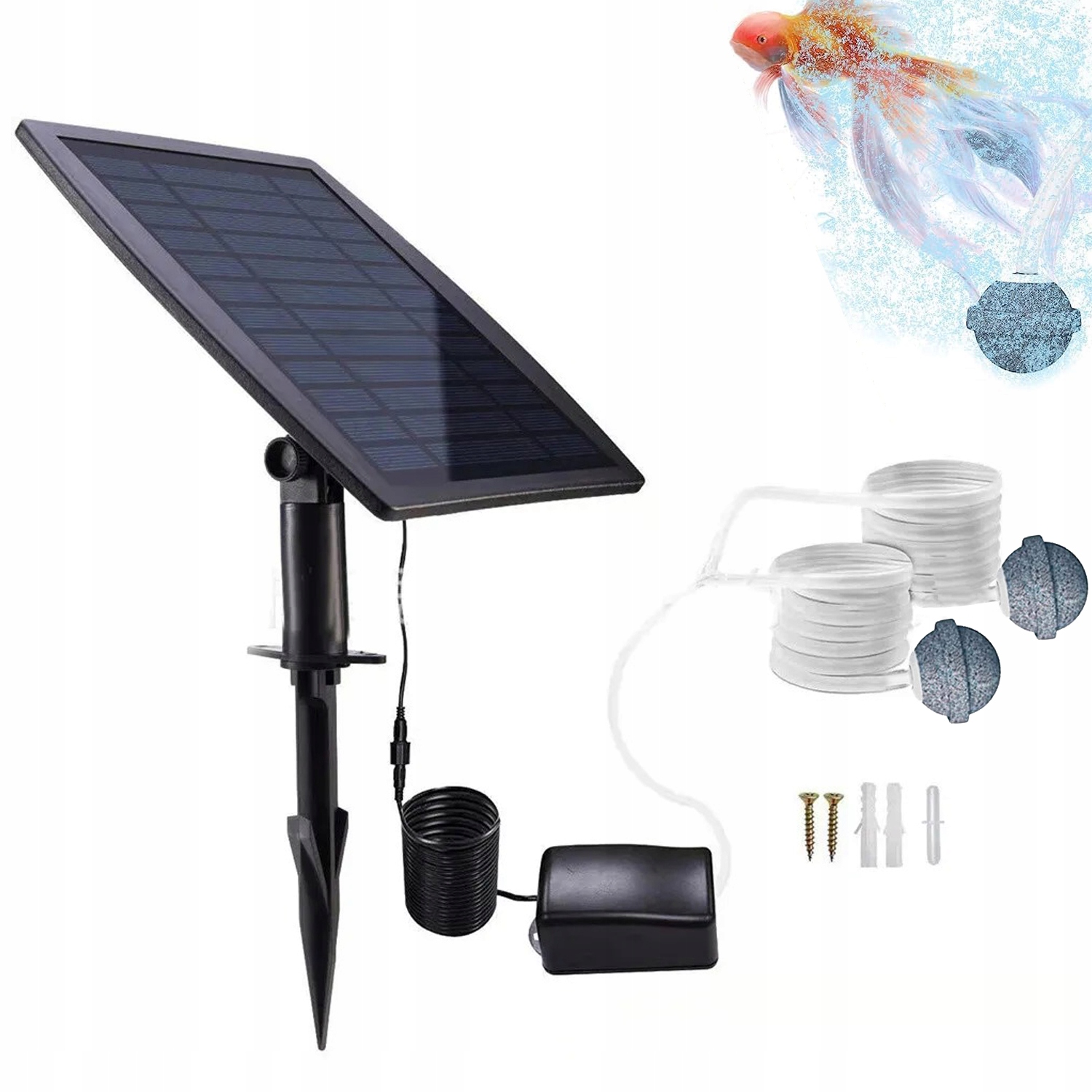 Solární Provzdušňovač Do Jezírka, Solární Kyslíková Pumpa