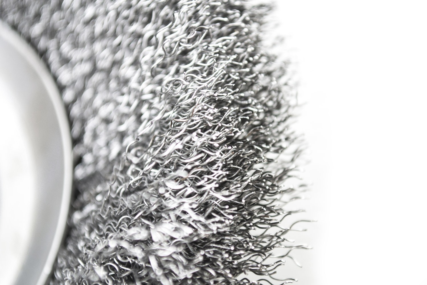 DRUCIAK TARCZA SZCZOTKA DRUCIANA DO KOSY CHWASTY MIĘKKA Średnica 200 mm