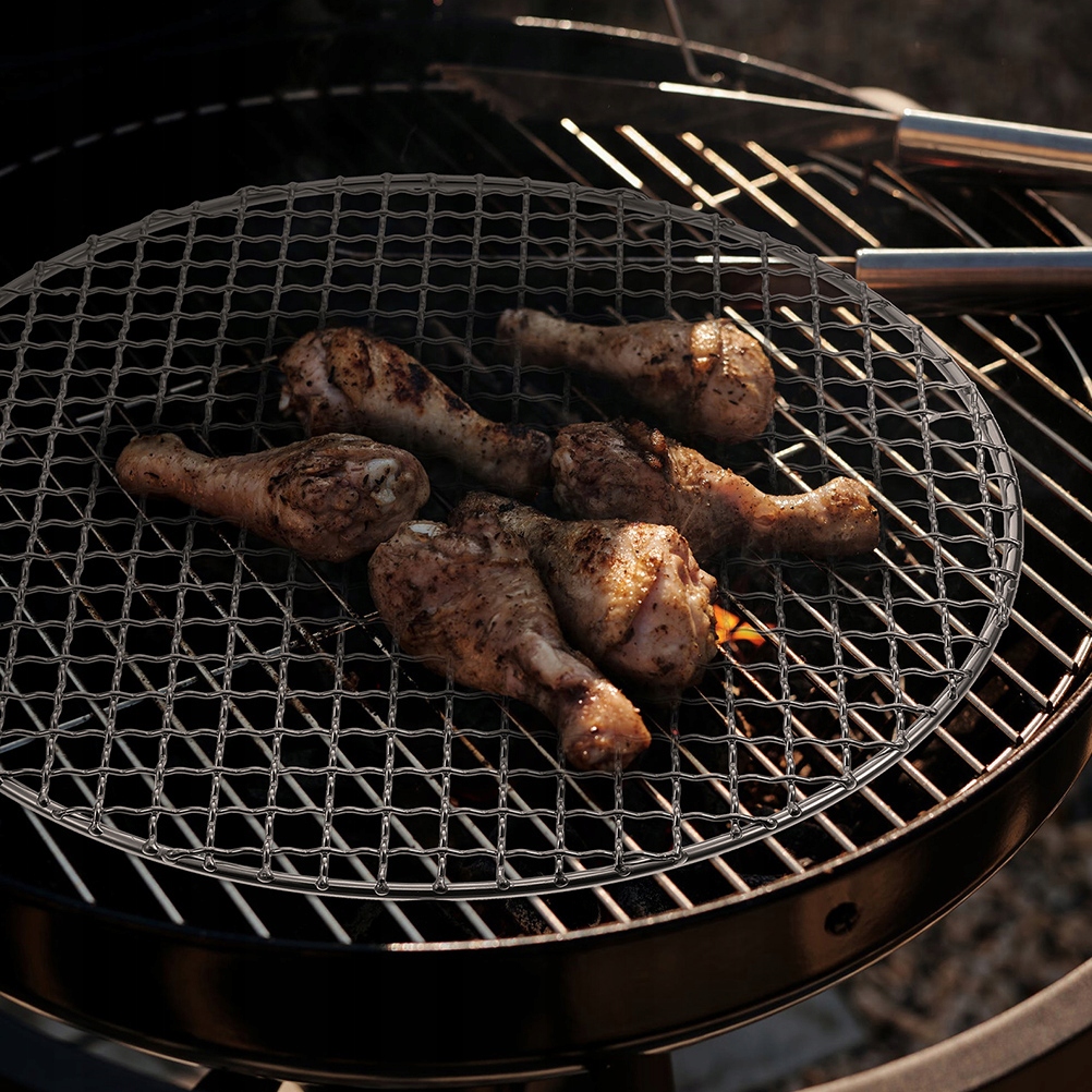 KRATKI DO GRILLA METALOWE RUSZTY DO GRILLÓW OKRĄGŁA SIATKA Producent inna