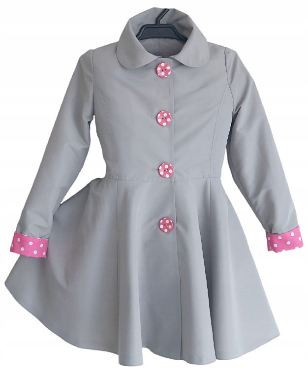 

Płaszczyk dziewczęcy wiosna/jesień koło sz/r 146