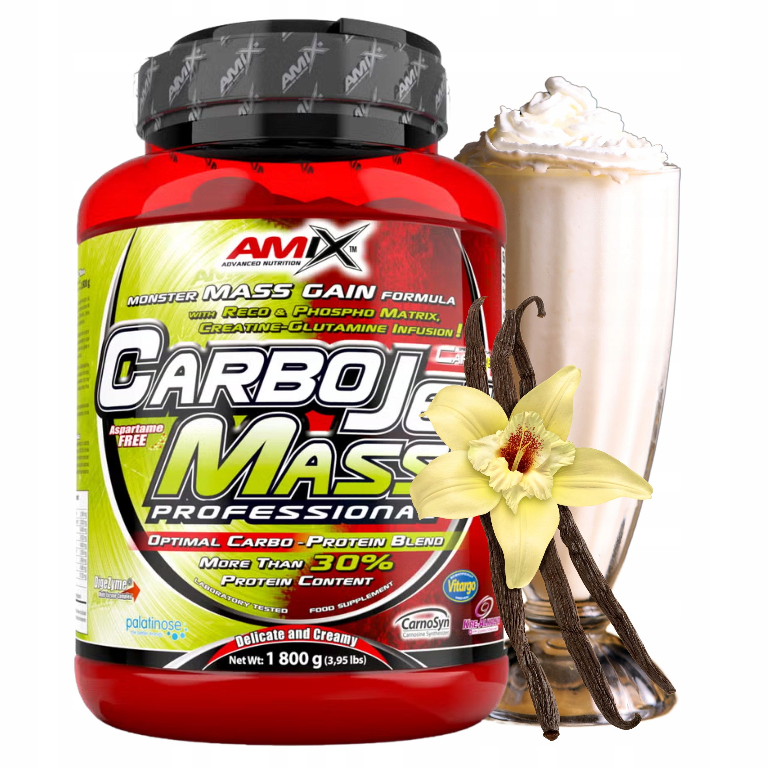 Doplněk Stravy Na Hmotnost A Sílu Gainer s kreatinem Protein Wpc Komplexní sacharidy