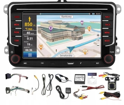 Rádio Navigácia Android Seat Altea 2005-2015 Carplay 6GB 128GB