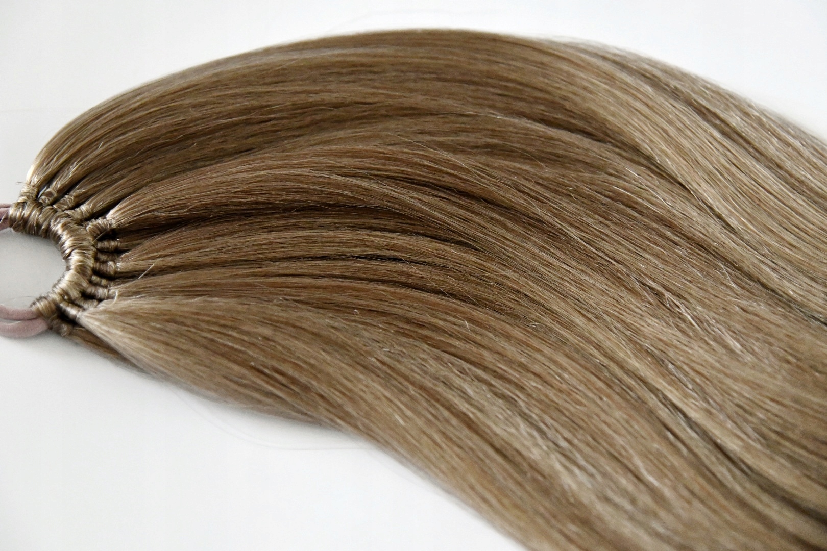 Culík na gumičce, prodloužení culíku mix hnědá blond 2 XL 160g