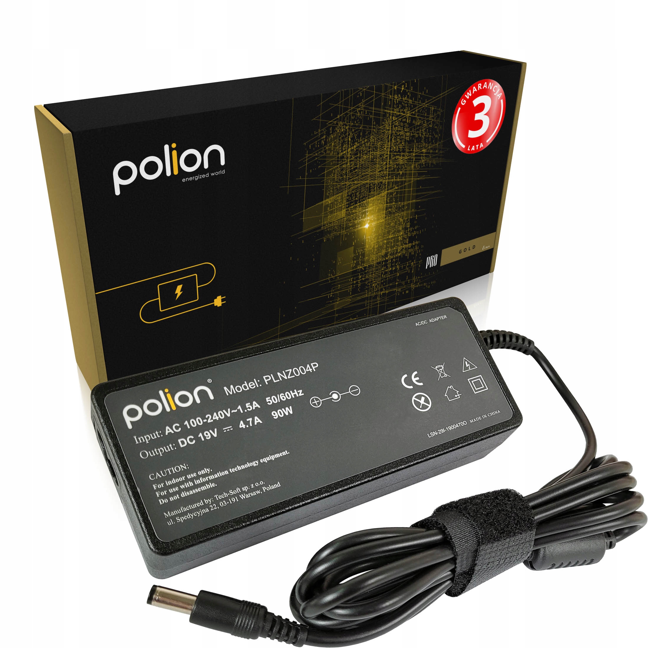 

Ładowarka 90W do Asus 19V 4,74A 5,5x2,5mm