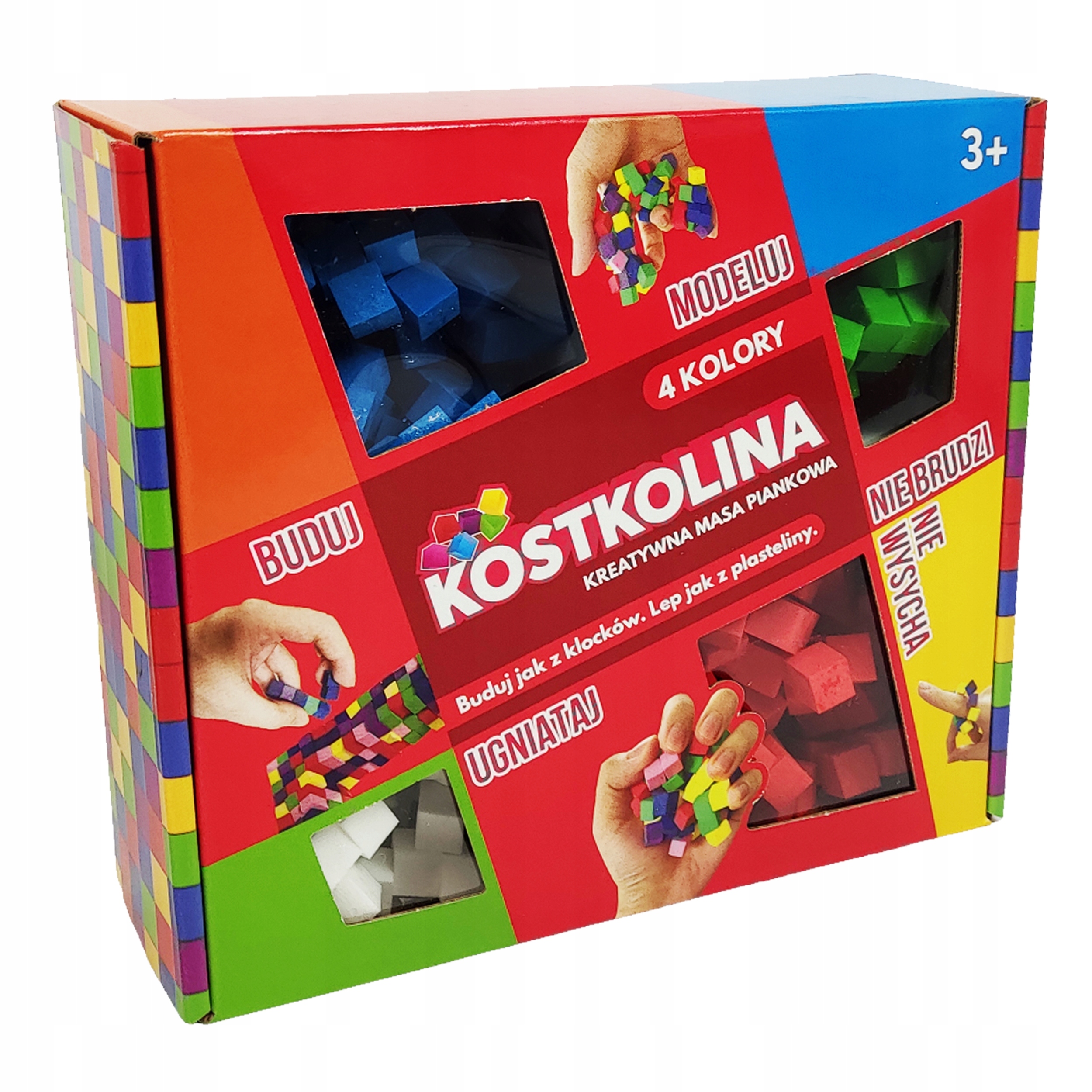 Kostkolina red 4 kolory Art. and Play