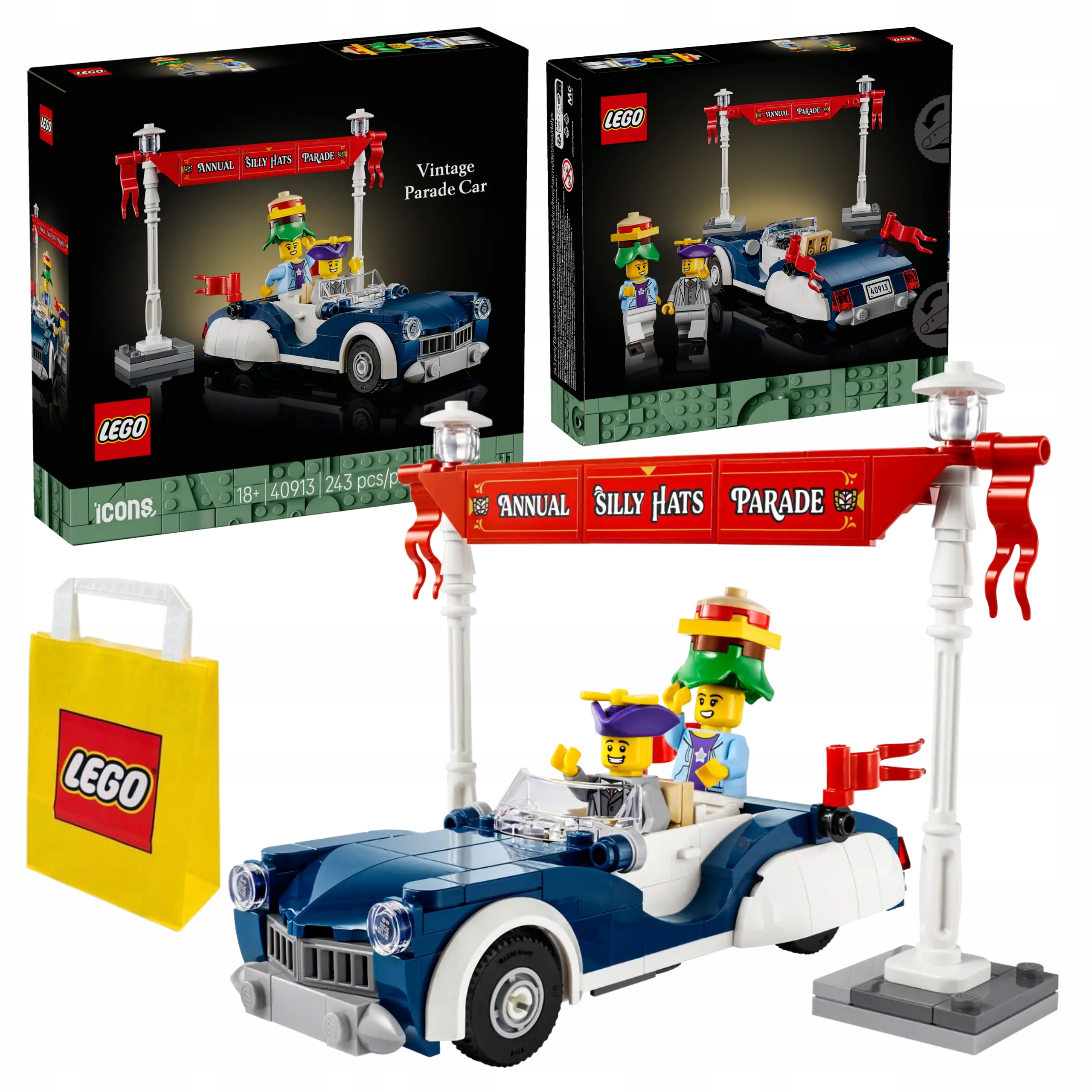 Lego 40913 Historické auto z průvodu Stavebnice taška Lego Dárek