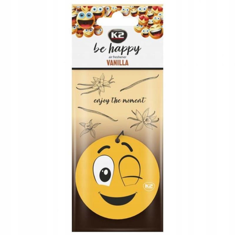 

K2 Be Happy Vanilla zapach samochodowy