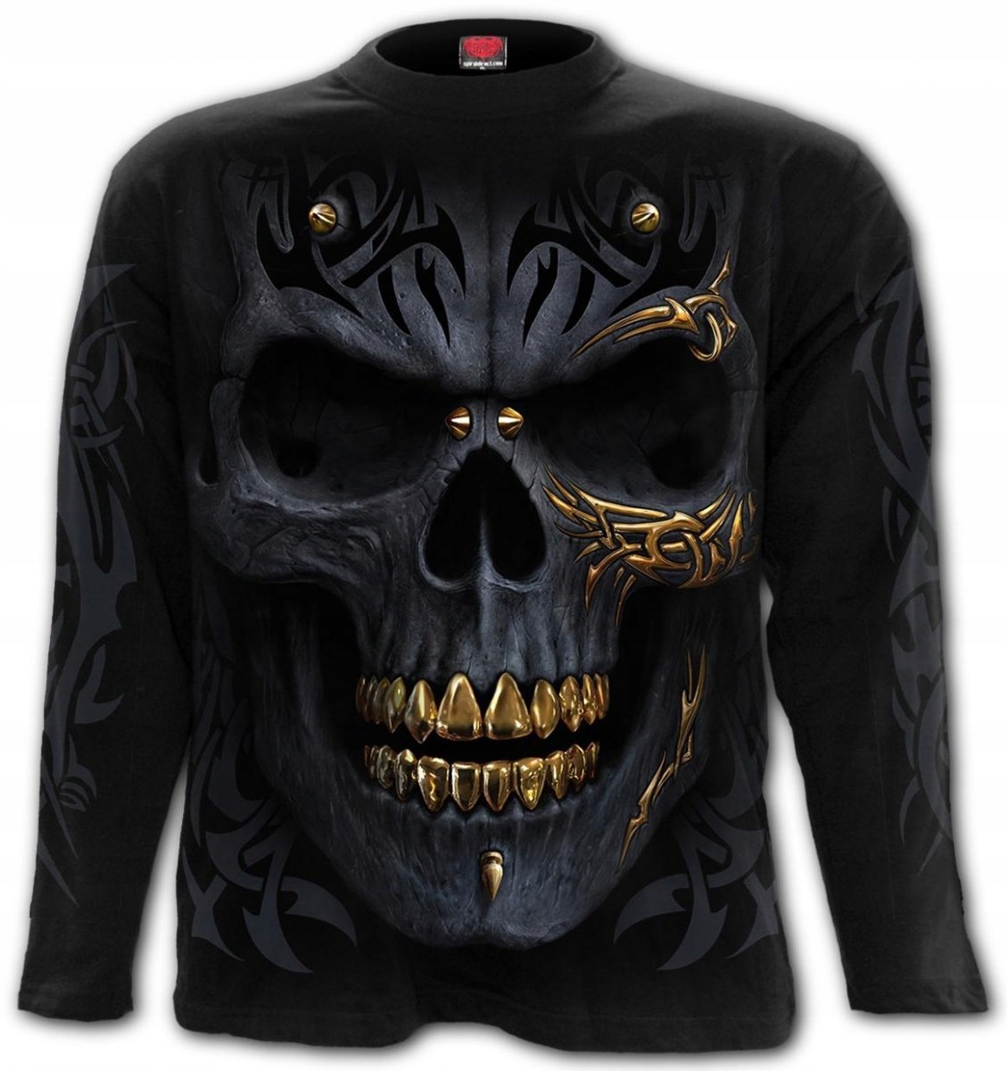 Černé zlato Dlouhý rukáv Spiral 2XL