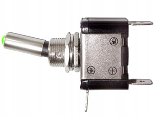 

Przełącznik Włącznik Podświetlany Topgun Zielony