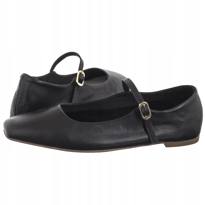 Dámské kožené baleríny Venezia černé A041LEBLOBA118 Black