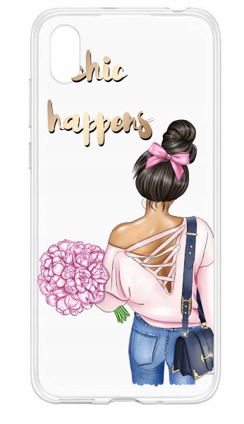 

etui silikon 1 mm dziewczyna do Huawei Y5 2019