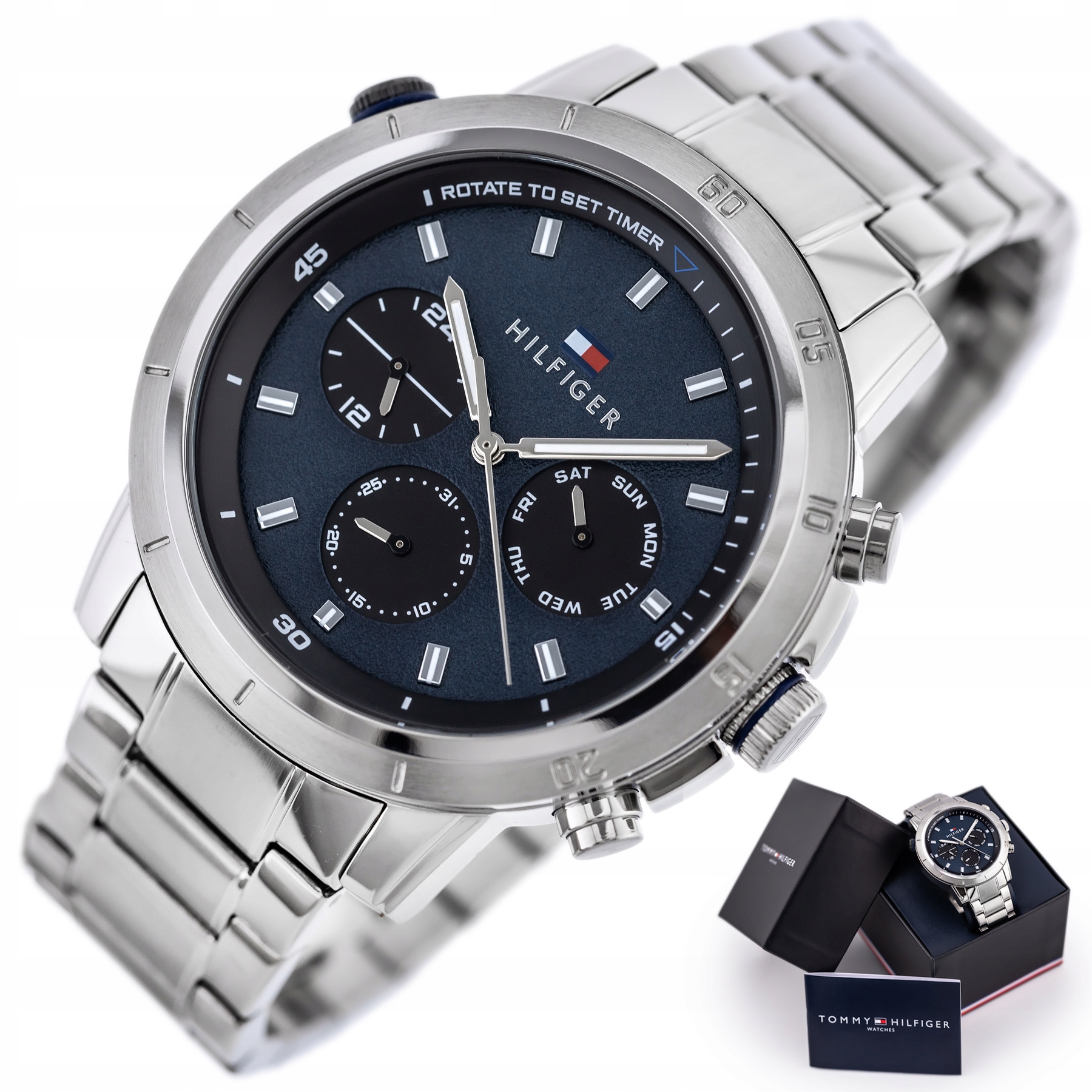 Pánské Hodinky Tommy Hilfiger Troy 1792104 Box Gravírování