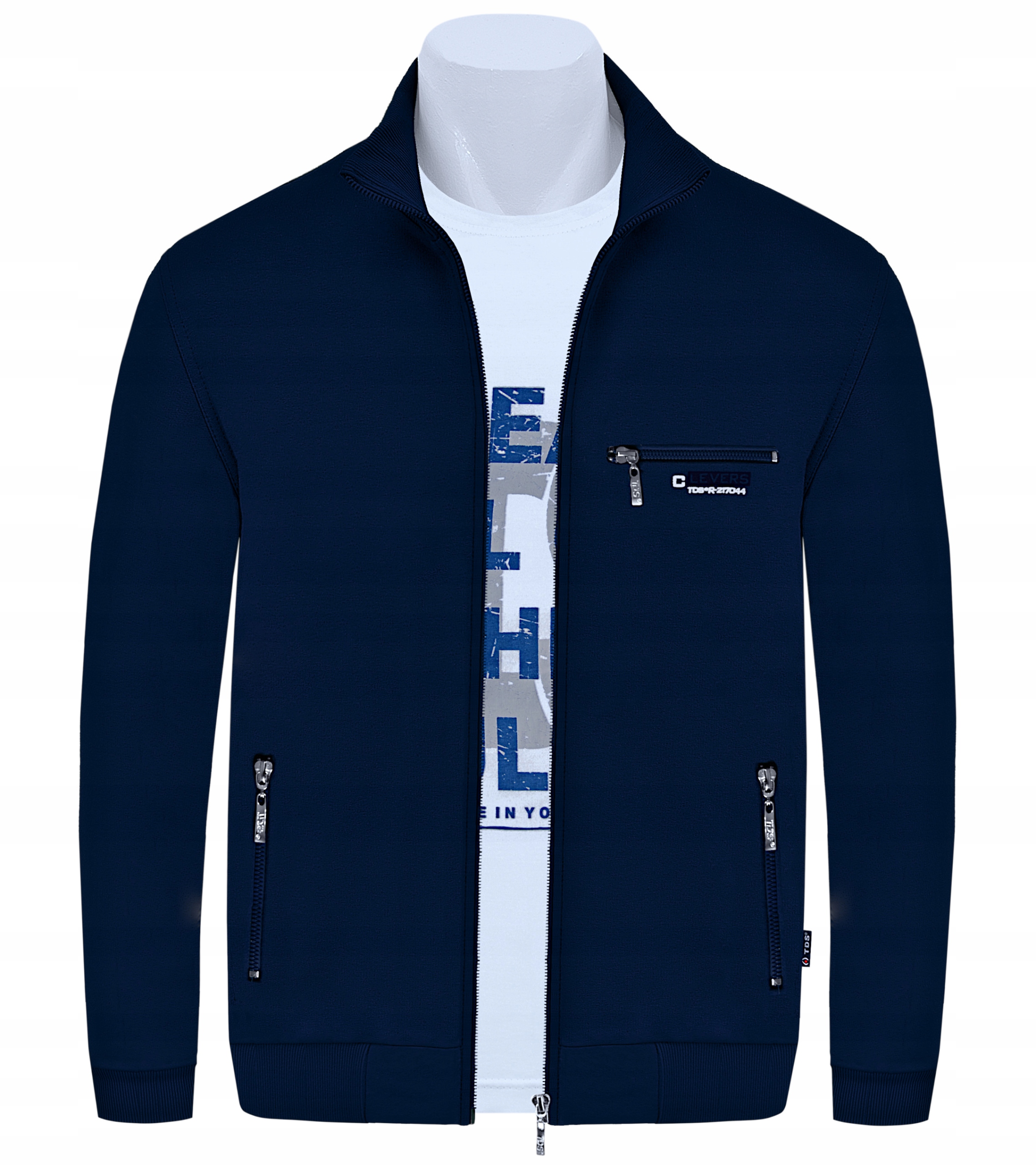 

Bluza Męska Tszg zamek bawełna XL gr