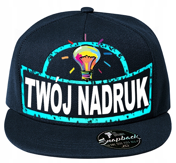 

Czapka Full Cap Snapback Z Własnym Nadrukiem 5P 02