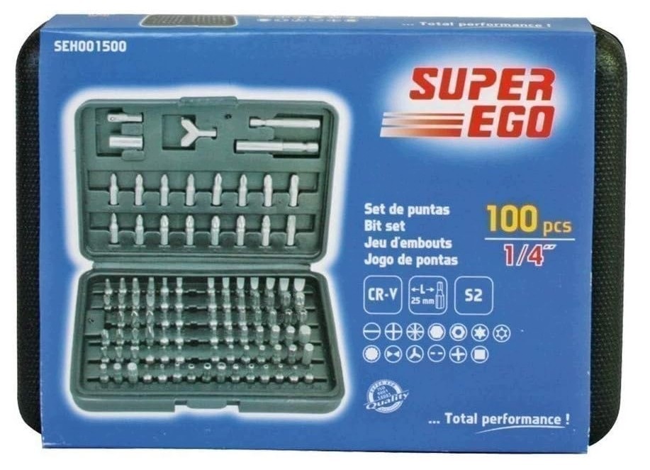Sada bitů Ego Sego, sada 100 dílů