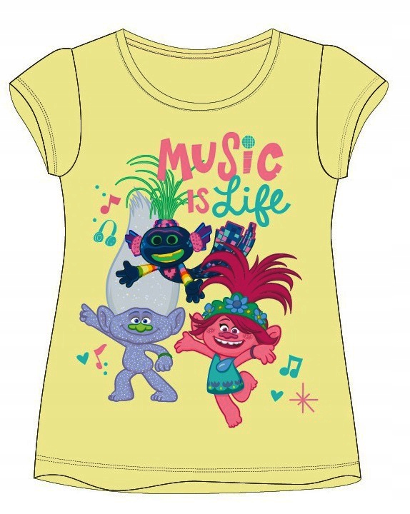 

koszulka t-shirt bluzka Trolle Poppy 128