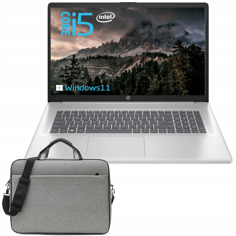 Laptop Hp 17 i5-13 Gen 32GB 2TB Ssd Intel Xe FullHD Win 11 Srebrny