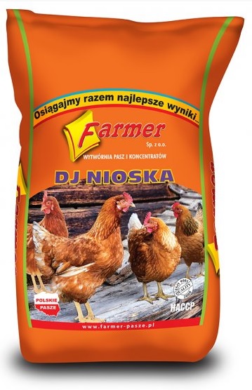 Pasza KONCENTRAT 30% dla kur niosek Farmer 25kg Stan opakowania oryginalne