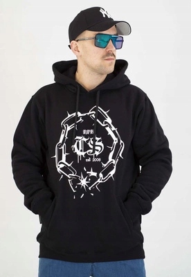 Mikina Ciemna Strefa S Kapucí Cs Řetěz Gotika černá