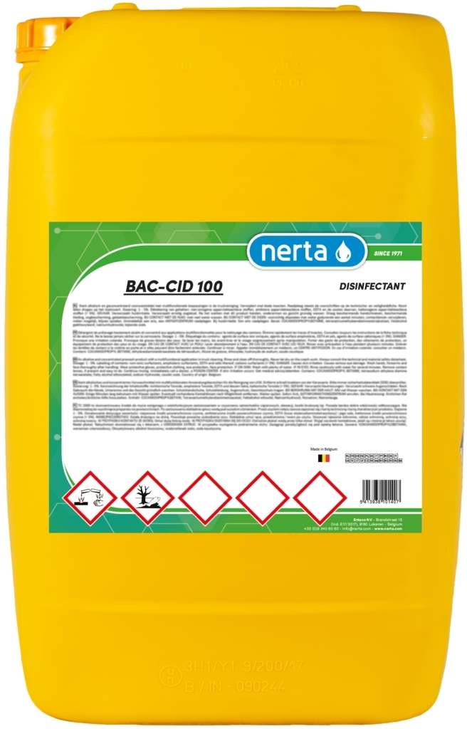 Levně Čisticí pěnový baktericidní přípravek Nerta Bac-cid 100 5L