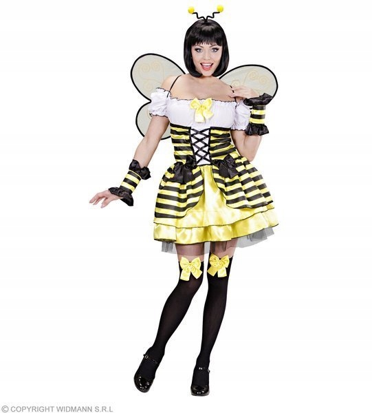 Kostým Sexy Vosa Včelka Mája Šaty S Proužky S
