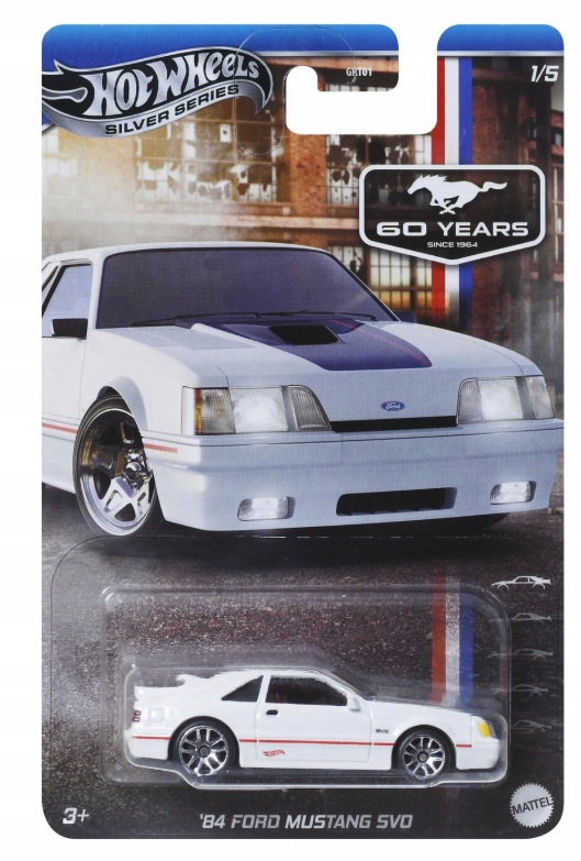 Hot Wheels SILVER SERIES `84 FORD MUSTANG SVO