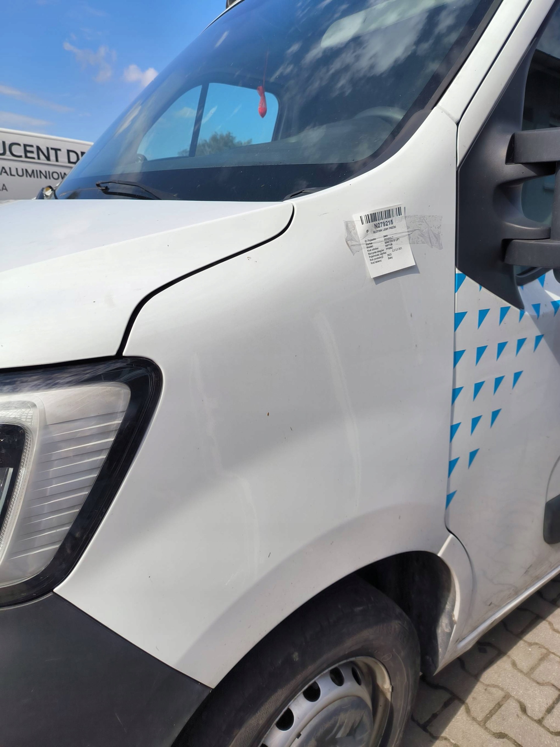 fender left front RENAULT MASTER III LIFT