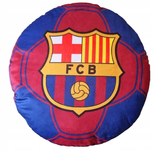 Poduszka Fc Barcelona Oryginał Hologram Okrągła