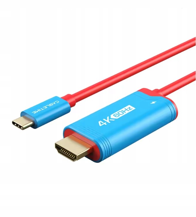 Nintendo Switch 2 Kabel Adapter Przejściówka Tv Usb-c 4K Hdmi Cabletime
