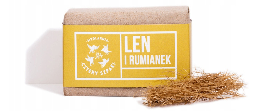 CZTERY SZPAKI LEN I RUMIANEK mydło Marka Cztery Szpaki