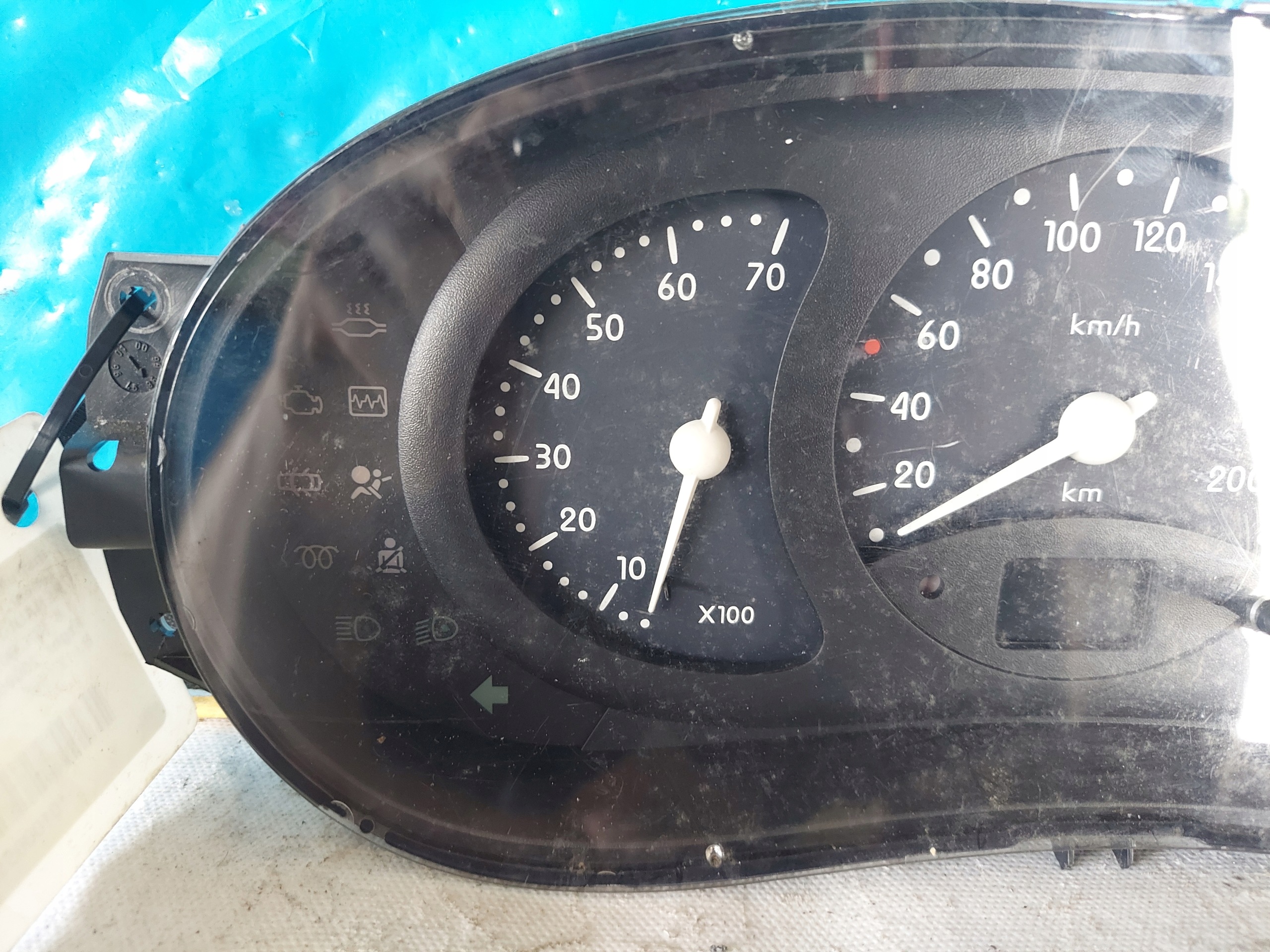 dials clock CLIO II 1.6 B 7700410442G
