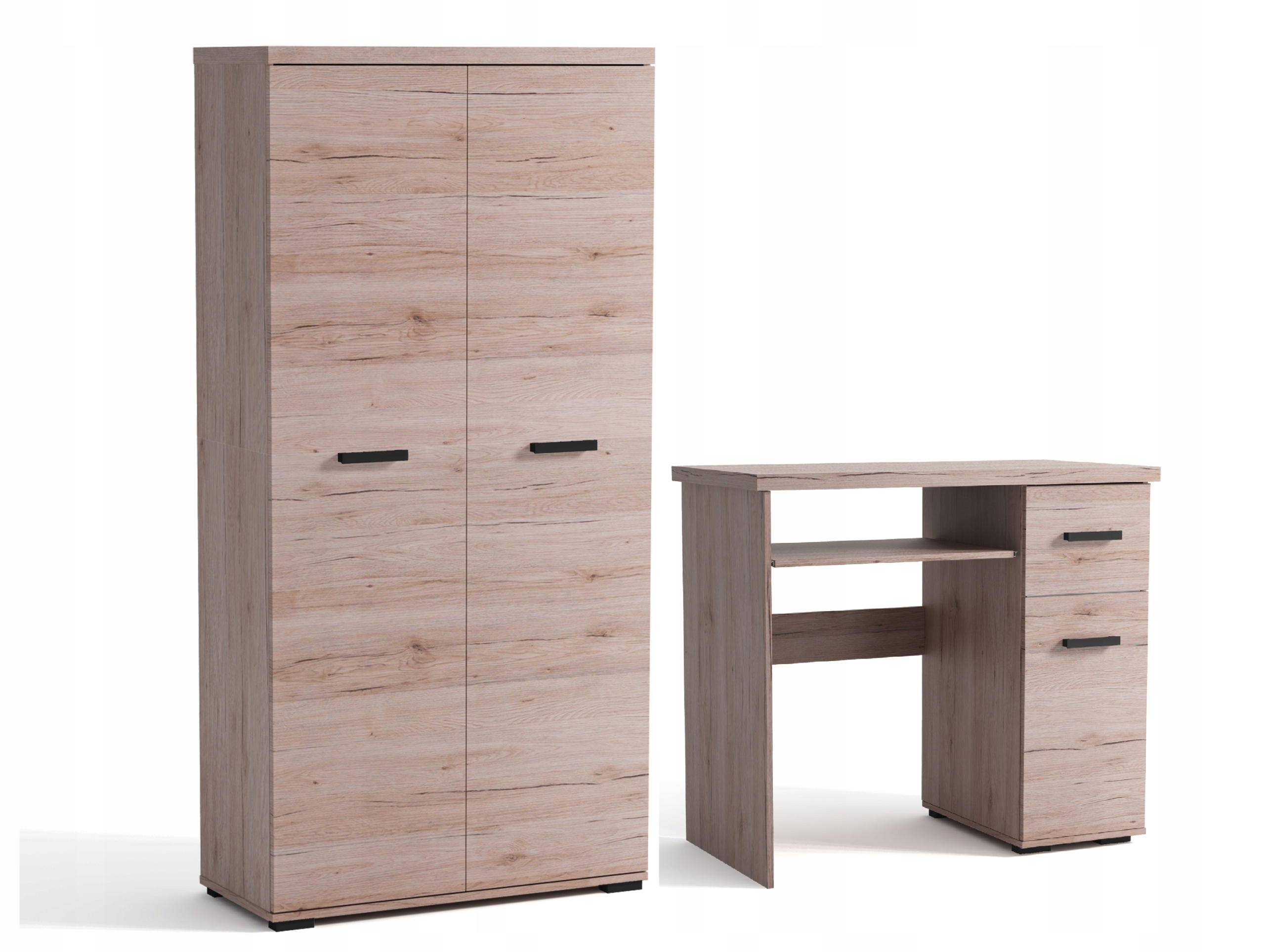 elementy zestwu KAR K7 K10 dąb sonoma