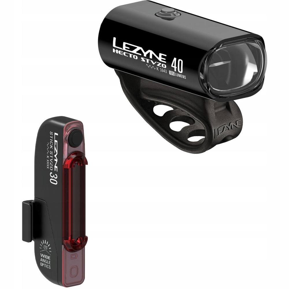 Zestaw lampek Lezyne Hecto 40 StVZO Stick Drive StVZO