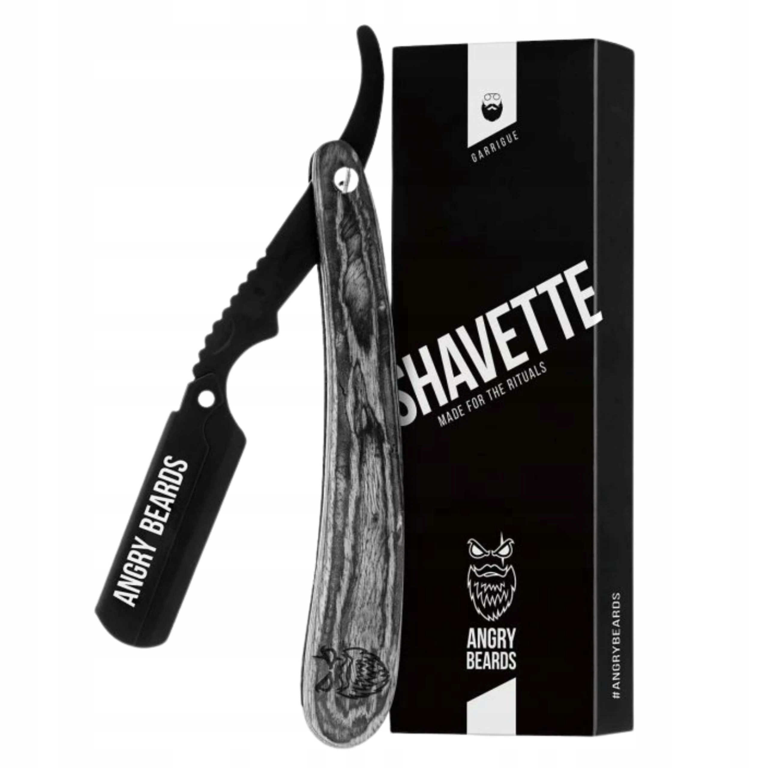 Angry Beards Shavetta Garrigue holicí strojek na holení obličeje žiletky