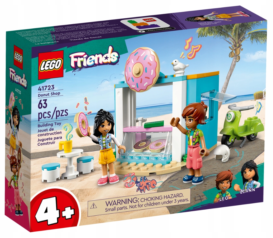 

Lego Friends 41723 Cukiernia z Pączkami Skuter 4+