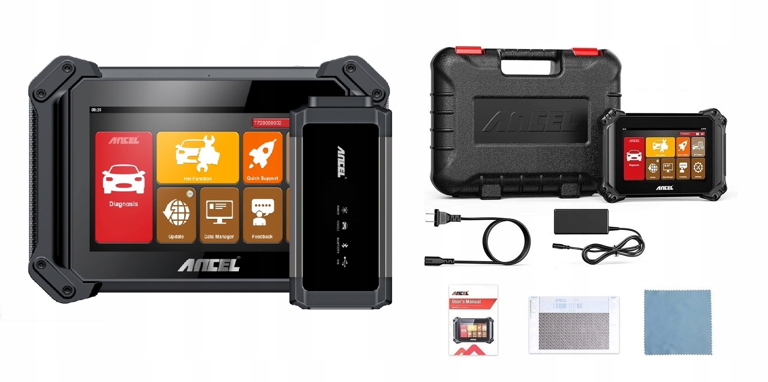 TESTER ANCEL V6 PRO J.Polski Dealer PL FULL ZESTAW