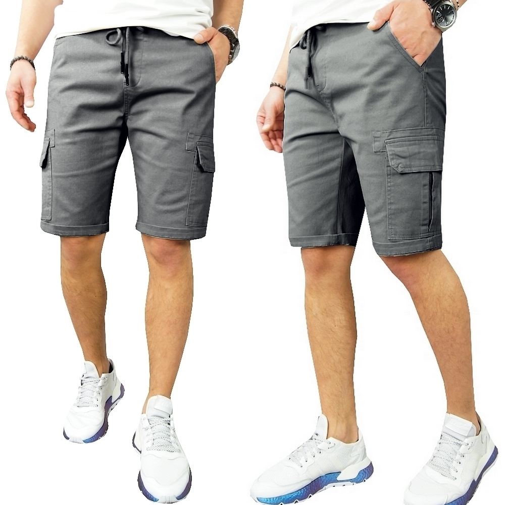 

Spodenki męskie Bojówki mocne Kieszenie Kolory 3XL