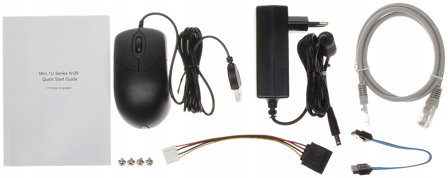 MONITORING WIFI DAHUA ZESTAW 4 KAMERY 4MP DYSK 4TB Maksymalna liczba obsługiwanych dysków 1