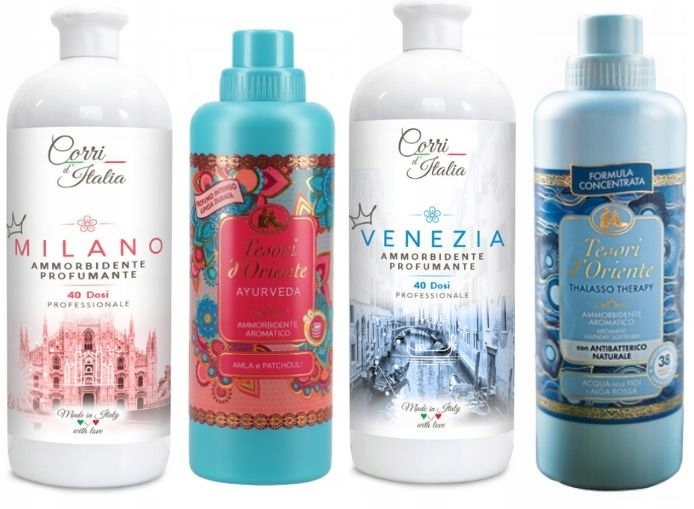 Sada 4 Krásných Tekutin Corri d`ITALIA a Tesori d`ORIENTE Mavt